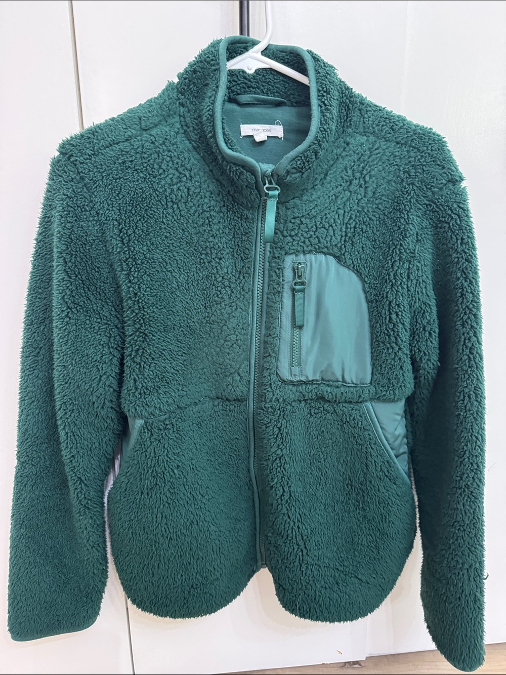 Maurices Teal Green Sherpa Puffer Jacket